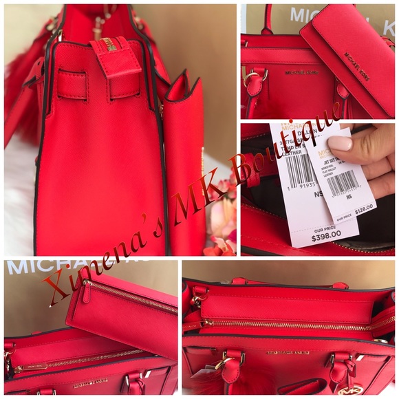 🌷MICHAEL KORS Medium Dark Sangria Satchel - Picture 7 of 7